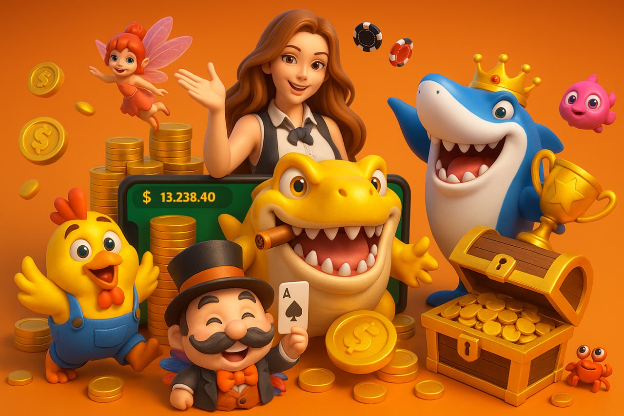 Antarmuka permainan slot online di bandarkoin99 dengan grafik menarik dan navigasi mudah